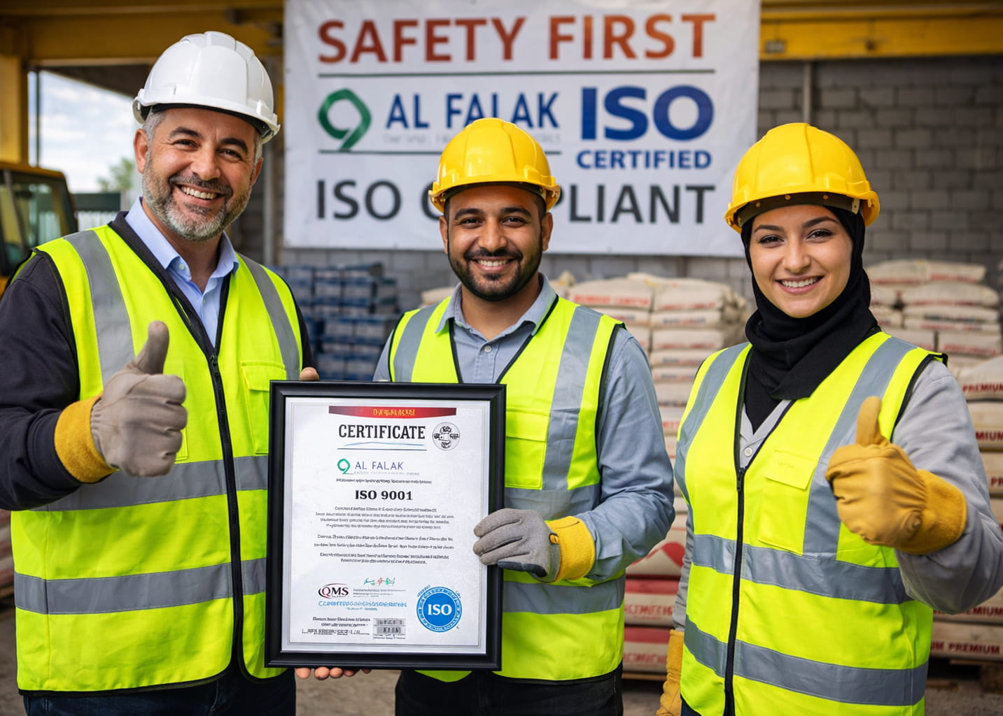 Safety First: Al Falak Achieves ISO Compliance for Material Handling